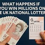 what happens when you win the lottery uk